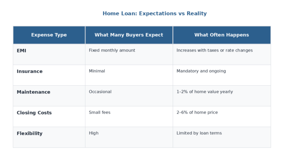 Real Cost of Homeownership at a Glance