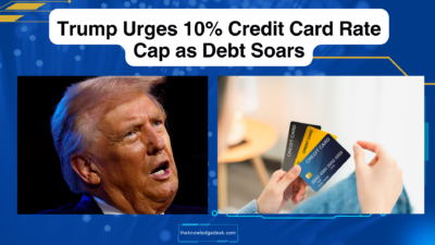 Trump Urges 10% Credit Card Rate Cap as Debt Soars