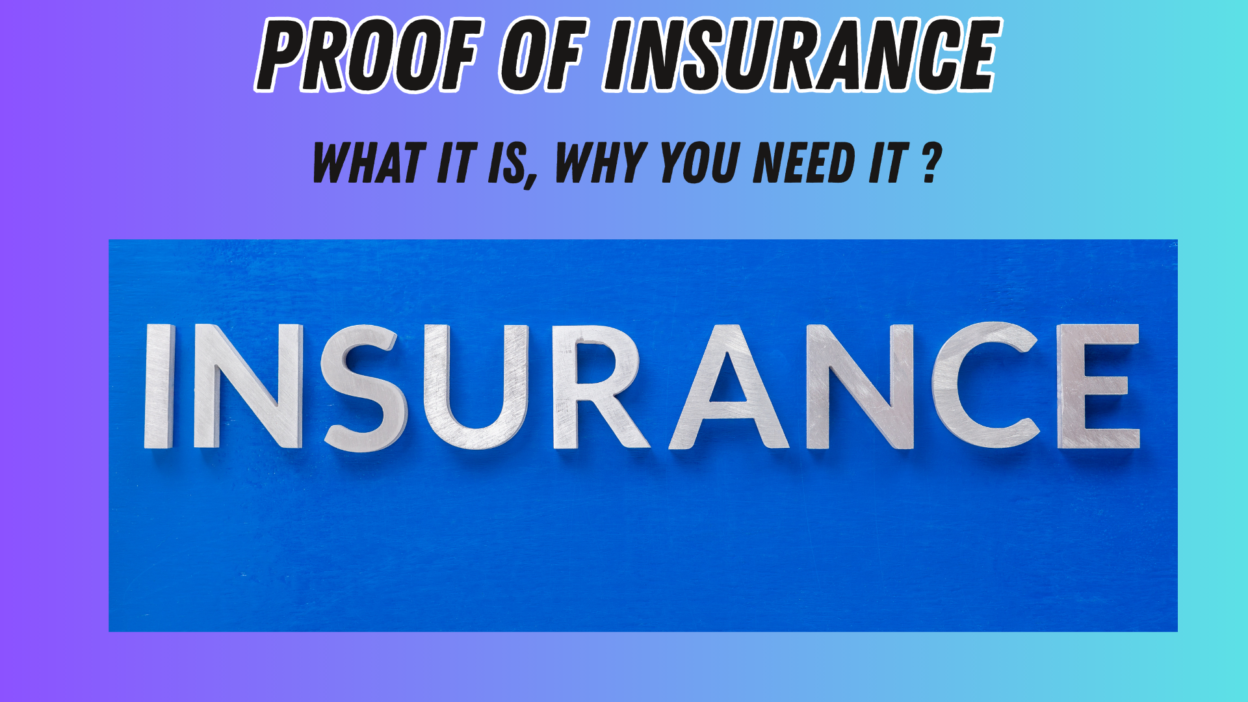 Proof of Insurance