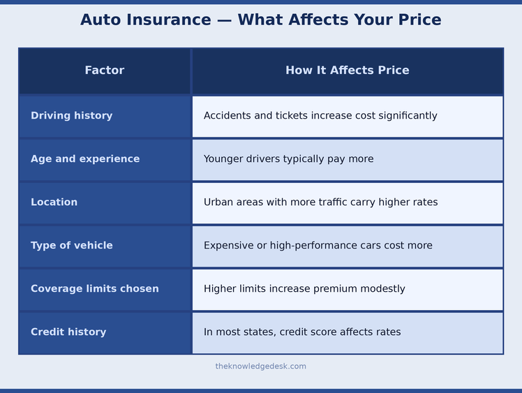 Auto Liability Insurance: